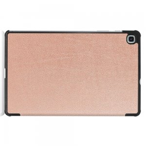 Двухсторонний чехол книжка для Samsung Galaxy Tab S6 Lite 10.4 с подставкой - Светло-Розовый