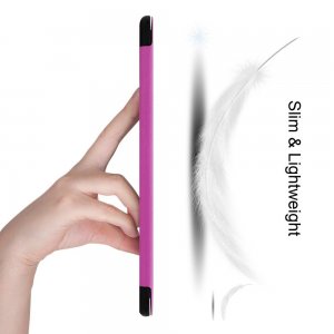 Двухсторонний чехол книжка для Samsung Galaxy Tab S6 SM-T865 SM-T860 с подставкой - Фиолетовый