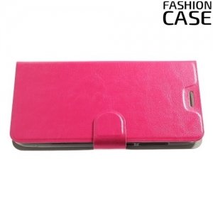 Fashion Case чехол книжка флип кейс для Alcatel A7 5090Y - Розовый