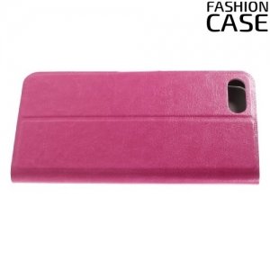 Fashion Case чехол книжка флип кейс для Asus Zenfone 4 Max ZC520KL - Розовый