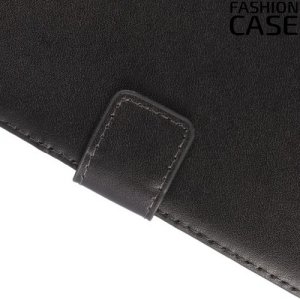 Fashion Case чехол книжка флип кейс для ZTE Blade V8 - Черный