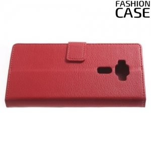 Fasion Case чехол книжка флип кейс для Asus Zenfone 3 ZE520KL - Красный
