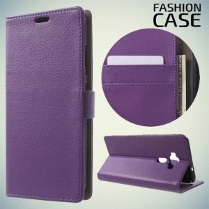 Fasion Case чехол книжка флип кейс для Asus Zenfone 3 ZE520KL - Фиолетовый