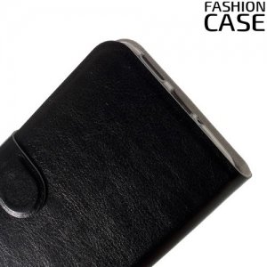 Fasion Case чехол книжка флип кейс для HTC Desire 10 pro - Черный