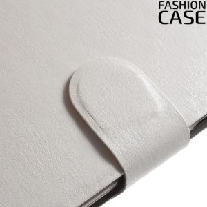 Fasion Case чехол книжка флип кейс для Lenovo K6 Note - Белый
