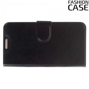 Fasion Case чехол книжка флип кейс для LG K3 k100ds - Черный