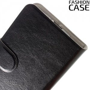 Fasion Case чехол книжка флип кейс для LG K3 k100ds - Черный