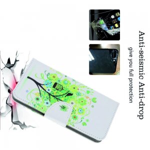 Флип чехол книжка для Samsung Galaxy A20s с рисунком дерево