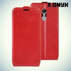 Флип чехол книжка для Xiaomi Redmi Note 4X - Красный