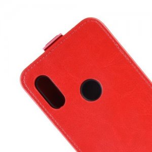 Флип чехол книжка вертикальная для Huawei Y6 2019 / Y6s / Honor 8A Pro - Красный