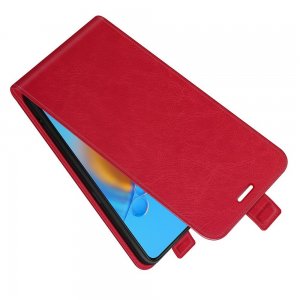 Флип чехол книжка вертикальная для Oppo A74 - Красный