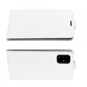 Флип чехол книжка вертикальная для Samsung Galaxy A51 - Белый