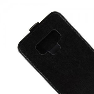 Флип чехол книжка вертикальная для Samsung Galaxy Note 9 - Черный