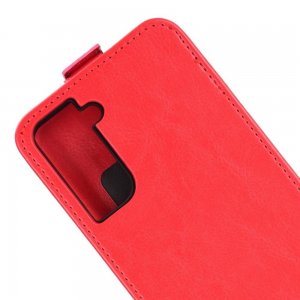 Флип чехол книжка вертикальная для Samsung Galaxy S21 - Красный