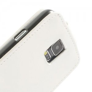 Флип чехол книжка вертикальная для Samsung Galaxy S5 - Белый