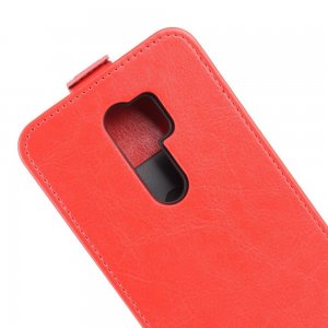 Флип чехол книжка вертикальная для Xiaomi Redmi 9 - Красный