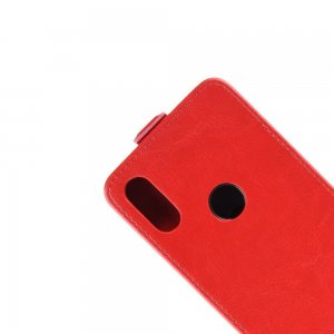 Флип чехол книжка вертикальная для Xiaomi Redmi Note 7 / 7 Pro - Красный