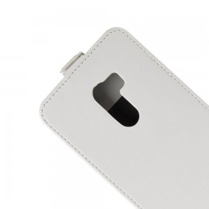 Флип чехол книжка вертикальная для Xiaomi Redmi Note 8 Pro - Белый