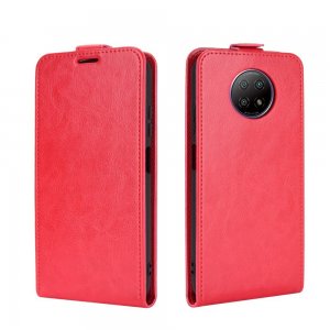 Флип чехол книжка вертикальная для Xiaomi Redmi Note 9T - Красный