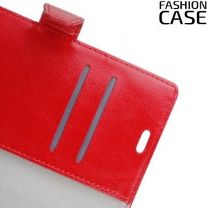 Flip Wallet чехол книжка для Alcatel 5 5086D - Красный