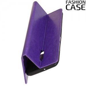 Flip Wallet чехол книжка для Alcatel 5 5086D - Фиолетовый