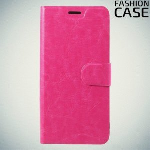 Flip Wallet чехол книжка для Asus Zenfone Max Pro M2 ZB631KL - Розовый