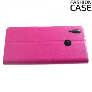Flip Wallet чехол книжка для Huawei Honor 8X - Розовый