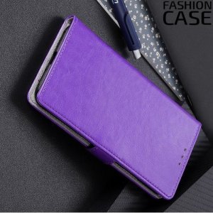 Flip Wallet чехол книжка для Nokia 1 Plus - Фиолетовый