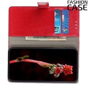 Flip Wallet чехол книжка для Nokia 1 Plus - Красный
