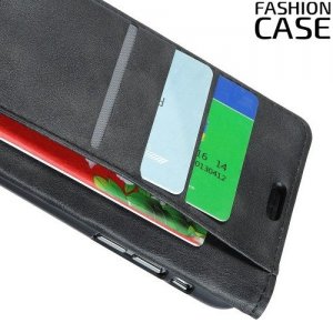 Flip Wallet чехол книжка для Nokia 5.1 Plus - Черный