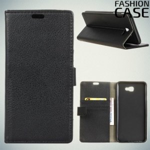 Flip Wallet чехол книжка для Samsung Galaxy J4 Plus - Черный