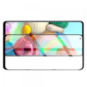 Full Glue Screen DF Защитное Закаленное Олеофобное Стекло для Samsung Galaxy A71 черное