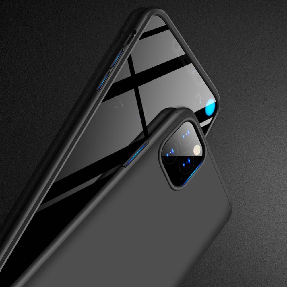 GKK 360 Пластиковый чехол с защитой дисплея для iPhone 11 Pro Max Черный