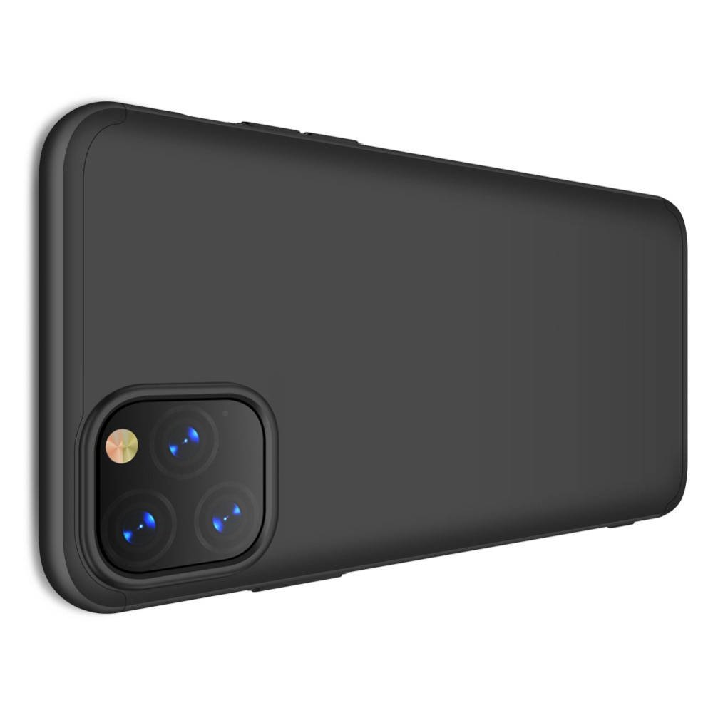GKK 360 Пластиковый чехол с защитой дисплея для iPhone 11 Pro Max Черный