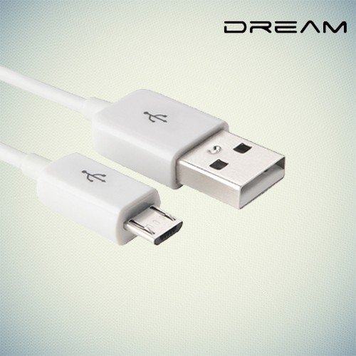Универсальный кабель для зарядки, передачи данных и синхронизации - Micro USB белый