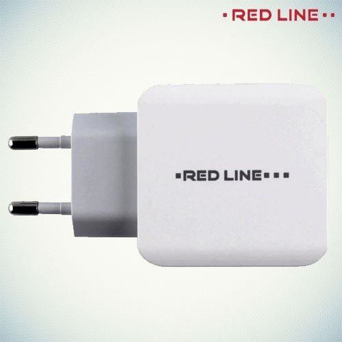 Адаптивная быстрая зарядка 3 USB порта 3.1А Red Line Superior