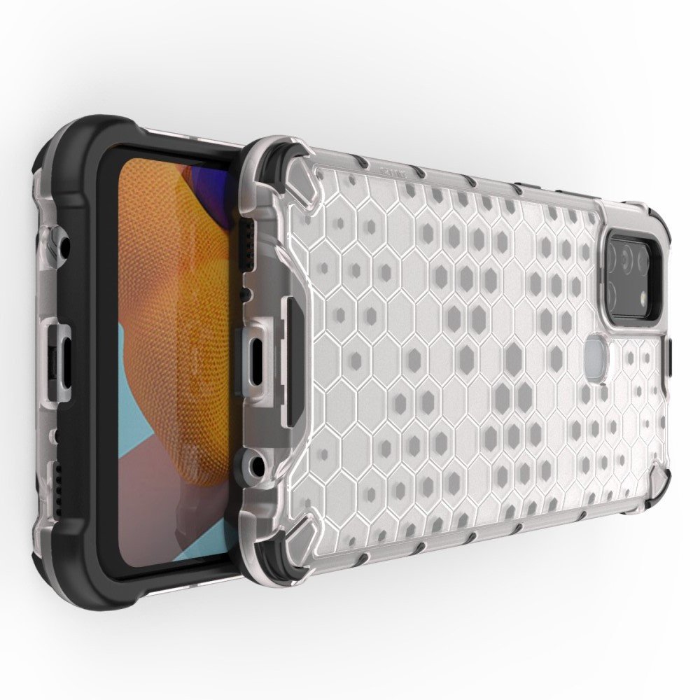 AirBags Case противоударный силиконовый чехол с усиленной защитой для Samsung Galaxy A21s Белый