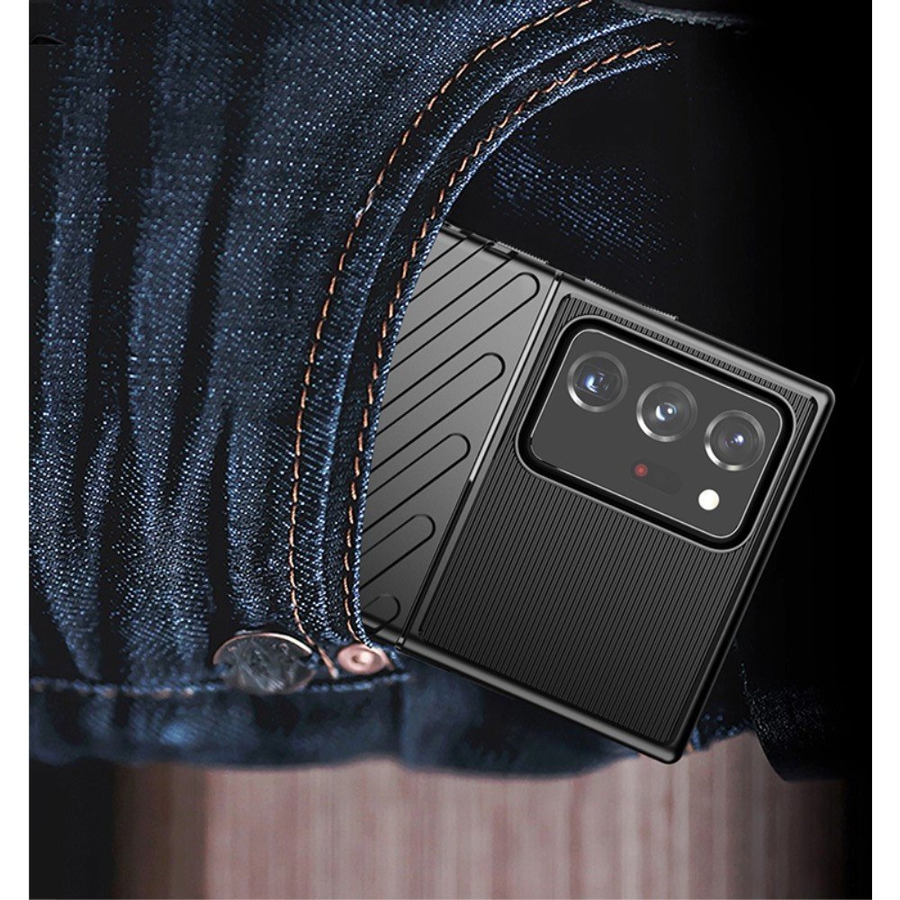 AirBags Case противоударный силиконовый чехол с усиленной защитой для Samsung Galaxy Note 20 Ultra Черный