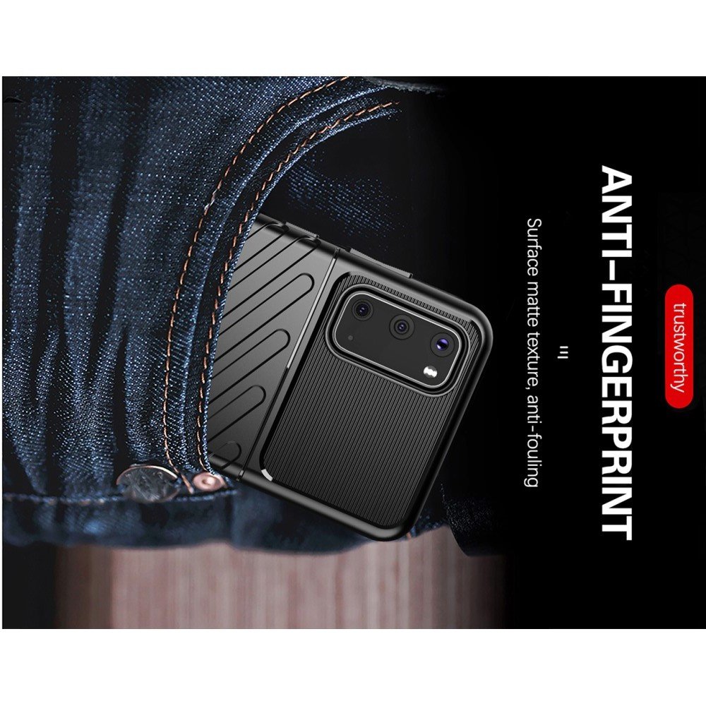 AirBags Case противоударный силиконовый чехол с усиленной защитой для Samsung Galaxy S20 Черный