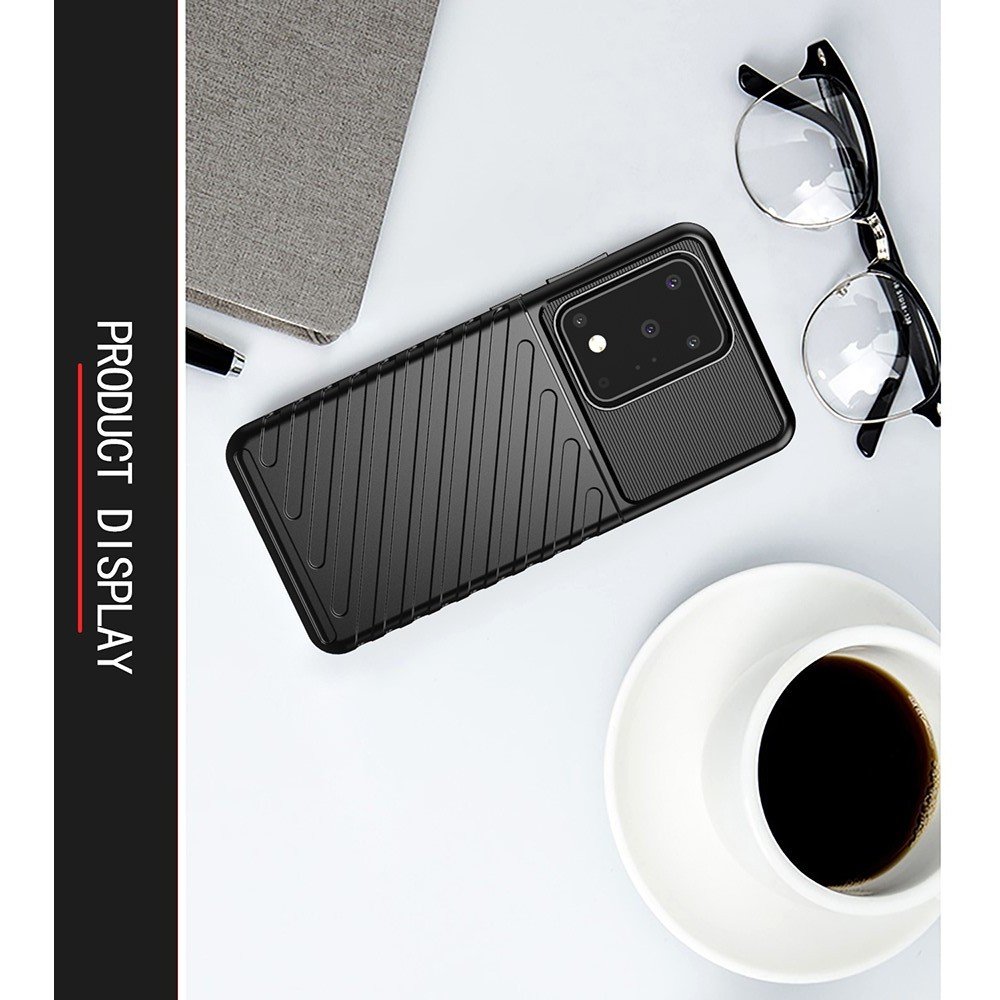 AirBags Case противоударный силиконовый чехол с усиленной защитой для Samsung Galaxy S20 Ultra Черный
