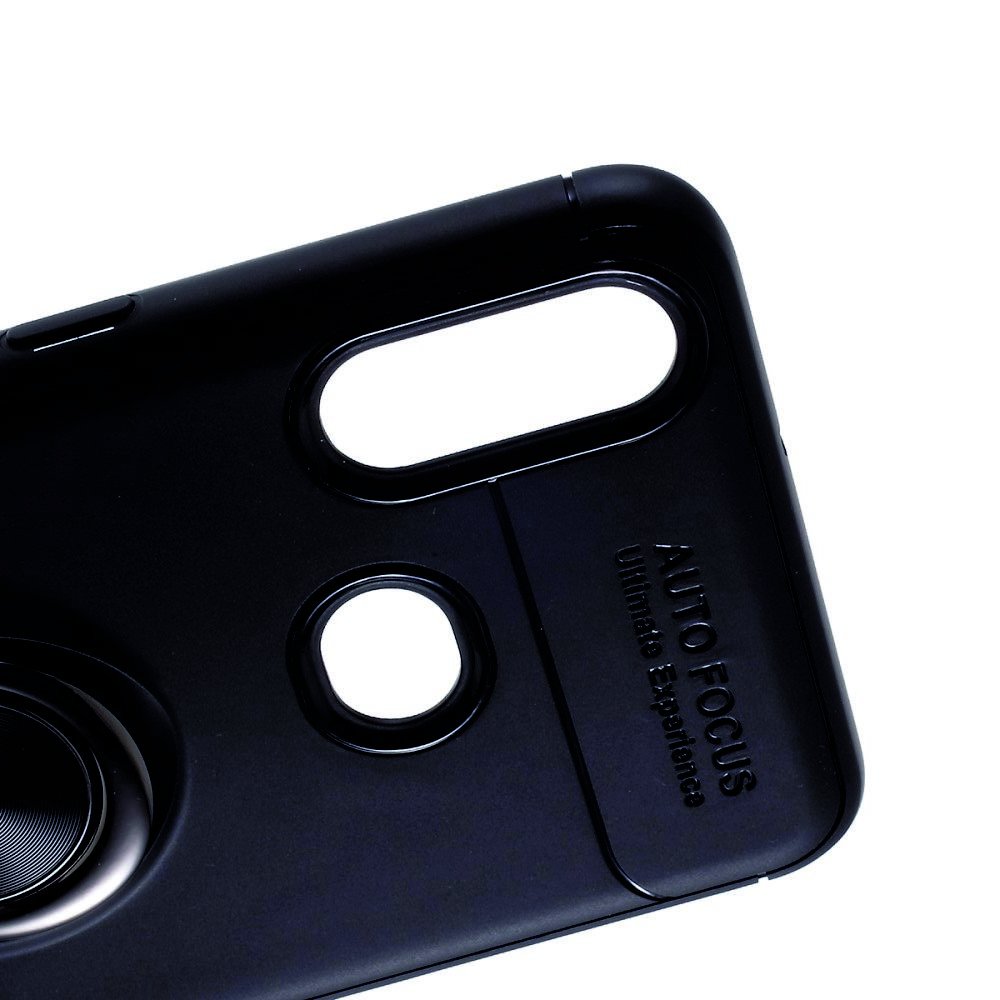 ArmaRing Двухкомпонентный чехол для Samsung Galaxy A10s с кольцом для магнитного автомобильного держателя - Черный