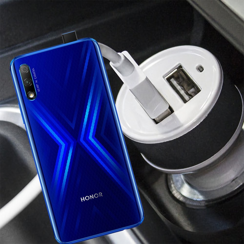 Автомобильная зарядка для Huawei Honor 9X высокой мощности 2 USB 2.1A