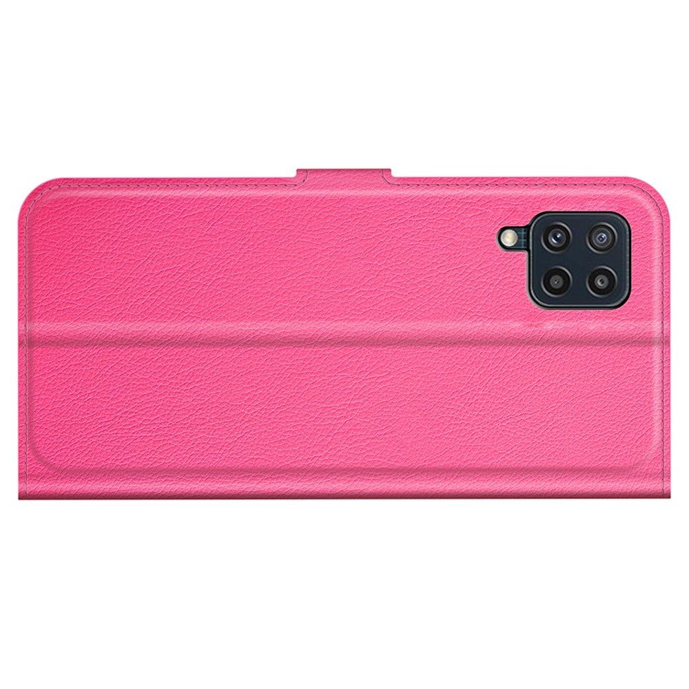 Чехол книжка для Samsung Galaxy M32 отделения для карт и подставка Розовый