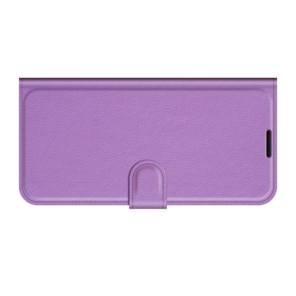 Чехол книжка для Xiaomi Redmi 10 отделения для карт и подставка Фиолетовый