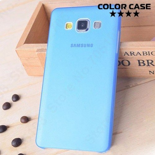 Тонкий чехол для Samsung Galaxy A3 - синий