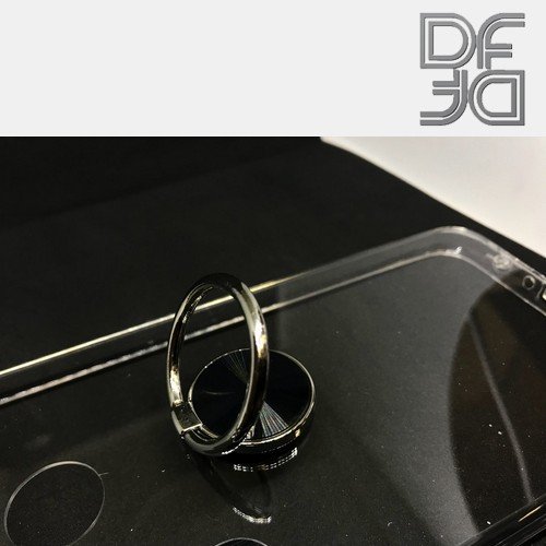 DF Двухкомпонентный чехол для Huawei Honor 20 Lite с кольцом для магнитного автомобильного держателя - Прозрачный