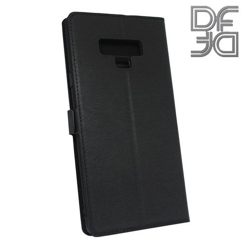 DF флип чехол книжка для Samsung Galaxy Note 9 - Черный