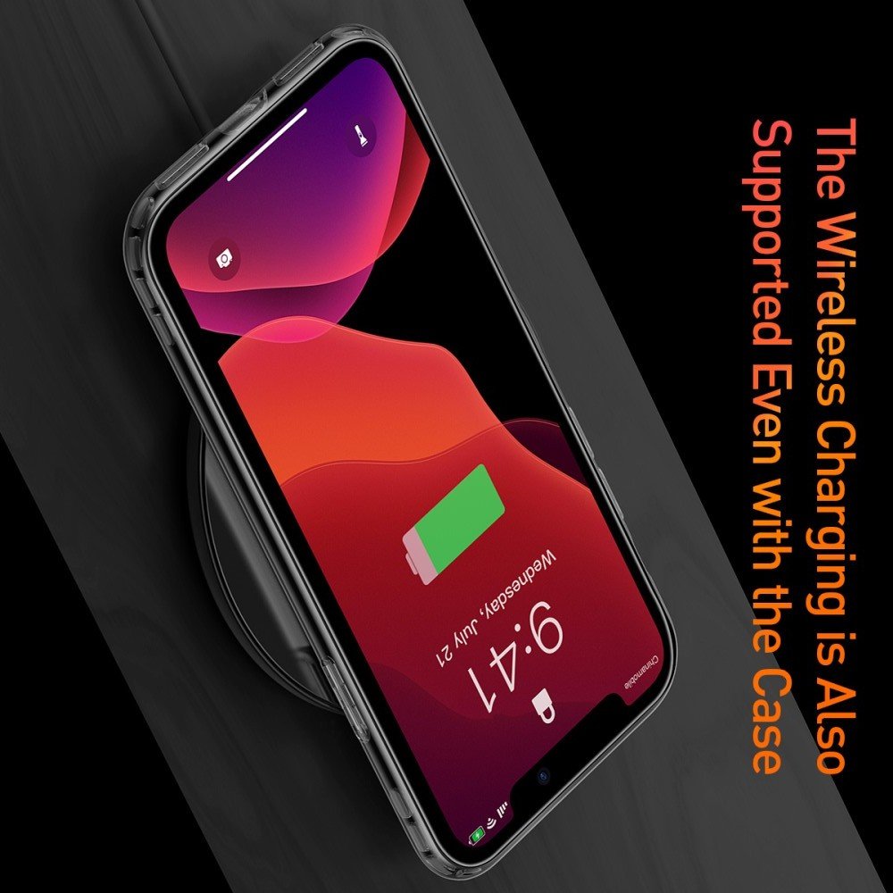 DF Ультратонкий черный силиконовый чехол для iPhone 11 Pro Max