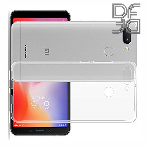 DF Ультратонкий прозрачный силиконовый чехол для Xiaomi Redmi 6