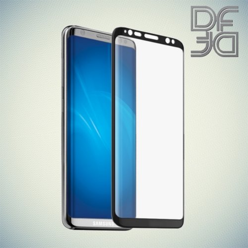 DF защитное 3D стекло для Samsung Galaxy S9 на весь экран - Черный